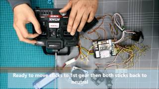 TAMIYA MFC03 Test Set Up Demo 56523 Step C Transmission teaching mode [upl. by Gile]