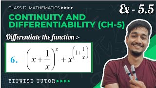 Differentiate the functions given wrt x x1xx  x11x [upl. by Massab]