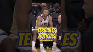 Terribles noticias de Steph Curry ¿Cuánto tiempo🙁 nba stephencurry warriors baloncesto [upl. by Notecnirp]