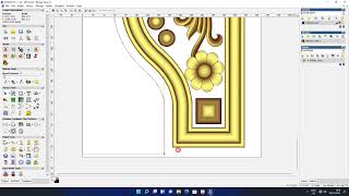 outer 2d cutting tamil artcam tutorial [upl. by Amiarom505]