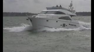 Fairline Squadron 55 sea trial by MBM [upl. by Norihs]