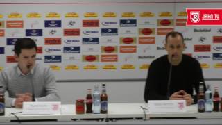 Pressekonferenz nach dem 21 Spieltag gegen Sonnenhof Großaspach [upl. by Channing]