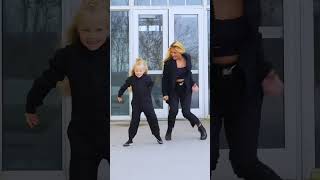 Pretty Girls Walk like THIS👯‍♀️😱Montana Tucker and 7 year old Esenya shorts youtubeshorts cute [upl. by Ciredec875]