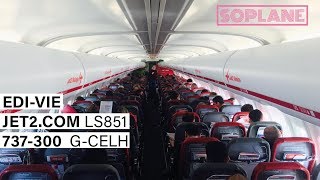 JET2COM  Edinburgh  Vienna  737300  Trip Report  Full Flight [upl. by Reste]