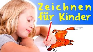 Zeichnen für Kinder – Malen auf einfache Weise lernen [upl. by Colinson98]