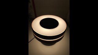 AMPULLA Masdio Horizon Bedside Lamp with 10W Wireless Charger and Bluetooth Speaker Night La Review [upl. by Juna]