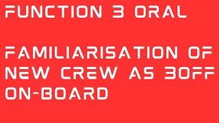 You are 3rd mate How you will familarized other new crew  Familiarisation onboard cargo ship [upl. by Ees]