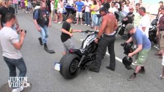 No Shirt No Problem  Harley Rider CRASH [upl. by Utham]