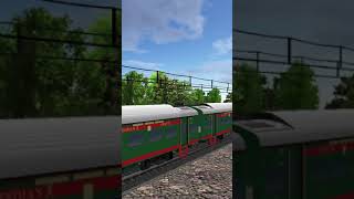 MILITARY TRAIN CROSSING VANDE BHARAT EXPRESS  INDIAN TRAIN SIM 2024 shorts [upl. by Rednaskela333]