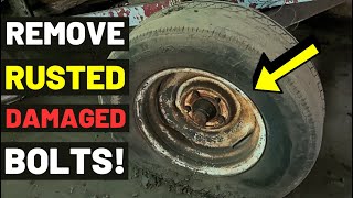 How To Remove RUSTED ROUNDED STRIPPED BOLTS And NUTS Bolt Extractor And Breaker Bar2 TESTS [upl. by Nodnek]