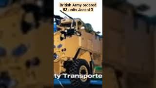 British Army ordered 53 units Jackal 3 [upl. by Okime]