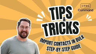 How to Import Contacts in Bulk to KW Command  StepbyStep Guide for Real Estate Agents [upl. by Gilligan173]