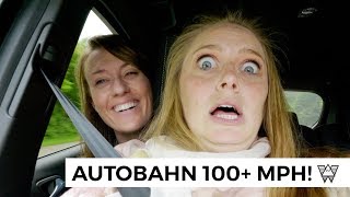 AUTOBAHN 🚔 Americans First Time Driving on the German Autobahn [upl. by Inalaek]