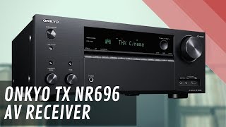 Onkyo TXNR696 AV Receiver  Quick Look India [upl. by Nerral]