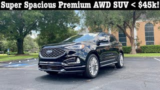 2022 Ford Edge Titanium TEST DRIVEFULL REVIEW [upl. by Eizzil]