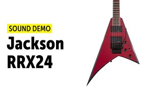 Jackson RRX24  Sound Demo no talking [upl. by Ahsemot]