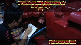 Preventive Maintenance of Fire Pump [upl. by Einnaf850]