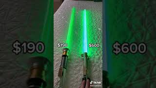 Disney Lightsaber Vs Neopixel Lightsaber [upl. by Eladnor]