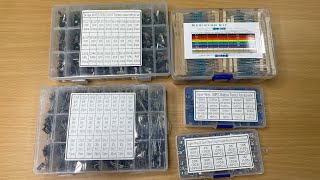 All Value Component CapacitorTransistorResistorPF amp Potentiometer Electronicsproject99 [upl. by Yllrebmik]