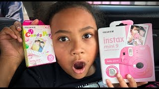 INSTAX MINI 9  How she got her FIRST CAMERA UNBOXING [upl. by Kale]