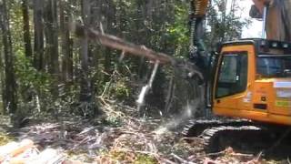 Lako Harvesting Heads Debarking [upl. by Johannah306]