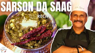 पंजाबी गांव स्टाइल सरसों दा साग2024  Tasty VEGAN Sarson Ka Saag Recipe in Hindi  Udta Rasoiya [upl. by Vudimir496]