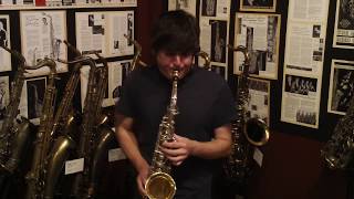 Saxquest Play Test Demo Buescher New Aristocrat Silver Plate [upl. by Sansone528]