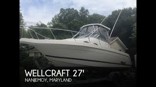 SOLD Used 2000 Wellcraft 270 Coastal in Nanjemoy Maryland [upl. by Narruc]