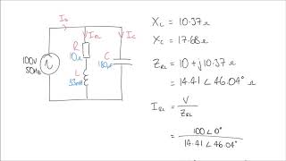 Using Phasor Diagrams to Evaluate Series and True Parallel RLC AC Circuits [upl. by Mount]