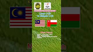 Kelayakan Piala Asia B20 2025Malaysia B20 Kejutkan Oman B20Syabas shorts [upl. by Ihcalam424]