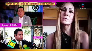 Mamá de los hijos de Nicandro Díaz desenmascara a su novia y exige justicia  De Primera Mano [upl. by Airotciv]