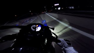 YAMAHA R6 quotCHILLquot NIGHT RIDE [upl. by Alcine264]