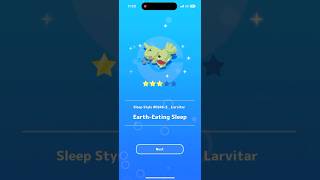 It’s a larvitar pokémonsleep pokemon johto larvitar gen2 groundtype rocktype [upl. by Nollad]