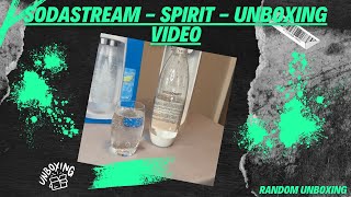 Sodastream  Spirit  Unboxing Video [upl. by Anyar641]