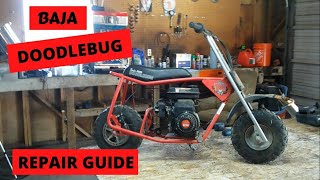 Baja Doodlebug 97cc 28HP Repair guide [upl. by Kelci]