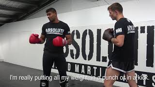 Dutch Style Kickboxing concepts with UFC K 1 legend Alistair Overeem Part 1 [upl. by Mosora]