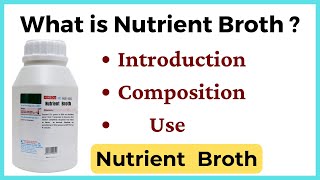 what is nutrient broth [upl. by Dnomyar816]