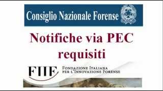 1 Notifiche telematiche i requisiti per le notifiche in proprio tramite PEC [upl. by Imre790]