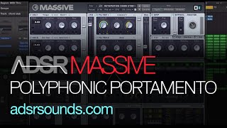 NI Massive  Polyphonic Portamento  How To Tutorial [upl. by Alym]