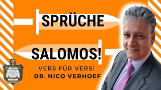 Buch SPRÜCHE 💬 Das Buch der Sprüche Salomons in der Bibel ⛪ Vers für Vers Teil 19 [upl. by Eibbob]