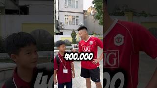 Thử thách mua quà bất kỳ cho fan  Nam Freestyle namfreestyle bongda shorts [upl. by Aroled]