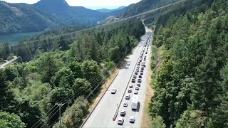 Locals call for barrier on stretch of Malahat after woman seriously injured in headon crash [upl. by Ngo]