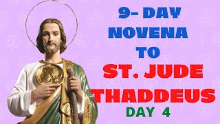 9DAY NOVENA TO ST JUDE THADDEUS  DAY 4 [upl. by Aristotle]