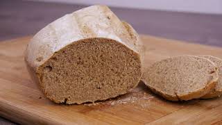 Blitz Brot Rezept ohne Hefe Kneten backen fertig [upl. by Ecital]