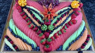 Healthy Fruit Platter 5  Catering Style  Wedding Ideas [upl. by Okramed]