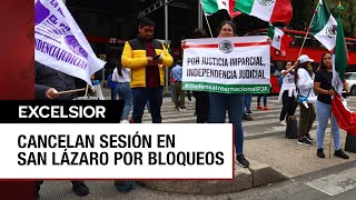 Protestas en el Senado previo a la discusión de la reforma al Poder Judicial [upl. by As]