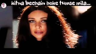 kitna bechain hoke tumse mila  watsup status video 30 second  Made by  Abhi ❤ Naira [upl. by Bolton]