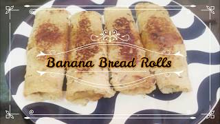 Banana Bread rolls  Banana bread toast without egg  Sindhus Simple Cooking [upl. by Adniram727]