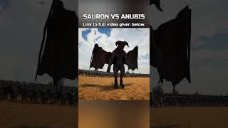 SAURONS ARMY VS ARMY OF ANUBIS  Ultimate Epic Battle Simulator 2  UEBS 2 [upl. by Hendricks]