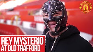 Rey Mysterio Visits Old Trafford  Manchester United [upl. by Wendin]